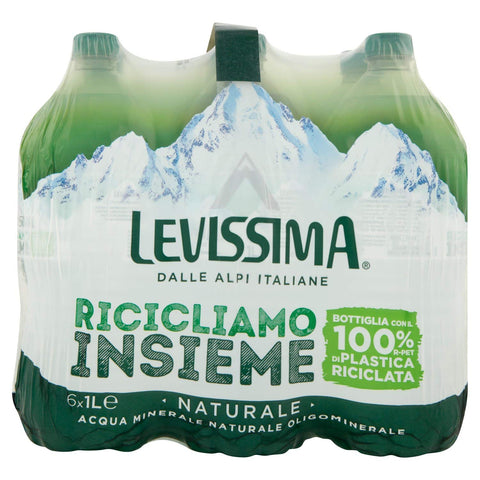 Levissima, Acqua Minerale Naturale 1l (Confezione Da 6)