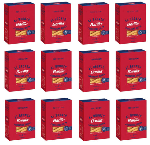 Barilla Tortiglioni Al Bronzo Lot De 12 Pâtes Tirées En Bronze 400 G