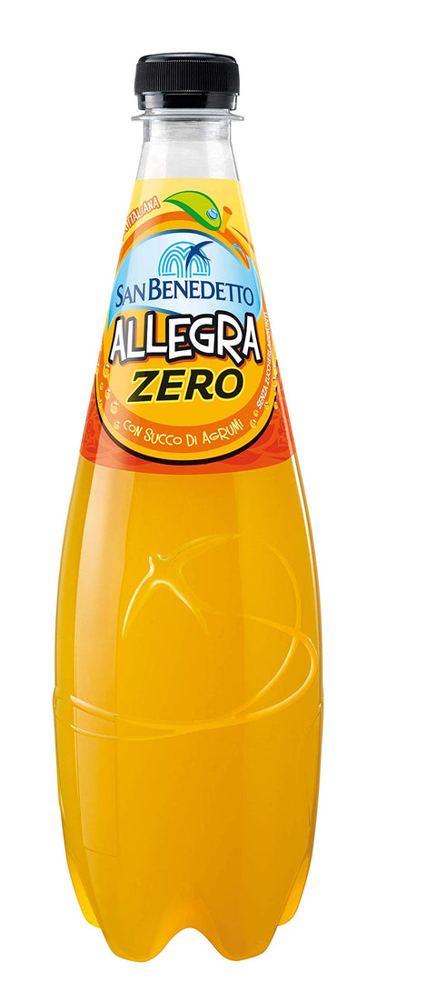 San Benedetto Allegra Aranciata Zero Pet Sans Sucre 0,75 L Orange Limonade Sans Sucre