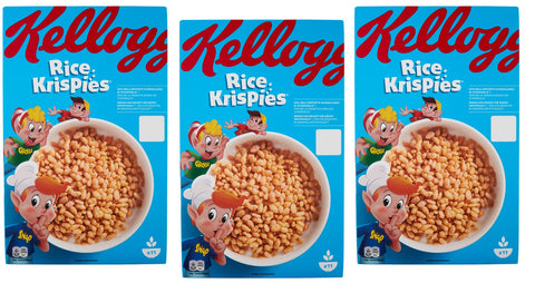 Kellogg's Rice Krispies Riz Soufflé Avec Vitamines Et Minéraux, 340 G, Paquet De Céréales Pour Petit-Déjeuner Ou Collation Entre Les Deux