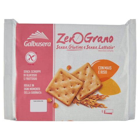 Galbusera Zerograno Cracker Con Riso E Mais Senza Glutine, 320g