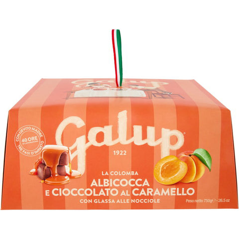 GALUP La Colomba albicocca e cioccolato al caramello Colomba de Pâques au chocolat abricot et caramel 750 g