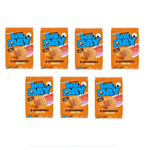 7x Mr.Day Brownies White al Cioccolato Bianco Brownies au chocolat blanc 210gr