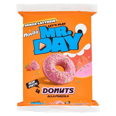 3x Mr.Day Donuts Alla Fragola Beignets aux fraises Mr. Day 200 g