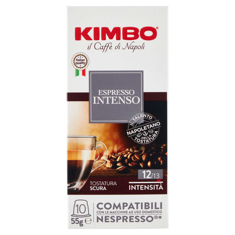 Kimbo Capsule Intenso capsules de café 10x5,5g Nespresso Compatibile - OFFRE SPÉCIALE