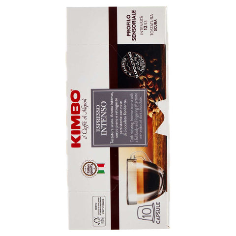 Kimbo Capsule Intenso capsules de café 10x5,5g Nespresso Compatibile - OFFRE SPÉCIALE