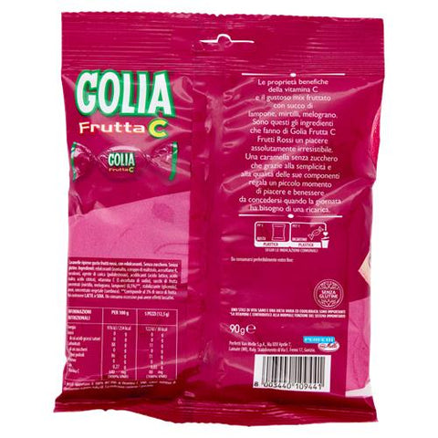 Golia Frutta C Frutti Rossi Bonbons fourrés au goût de fruits rouges 12x 90gr