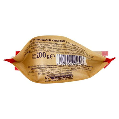 8x Lo conte Le Farine Magiche Pangrattato grosso Chapelure grossière pour gratin croustillant 200 g