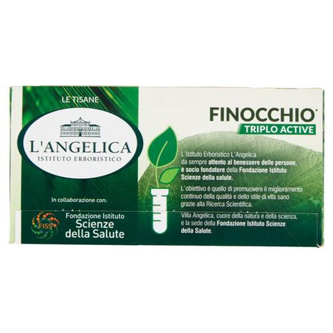 5x L' Angelica Le Tisane Finocchio Triplo Active Tisane de fenouil pour soulager les ballonnements et faciliter la digestion.