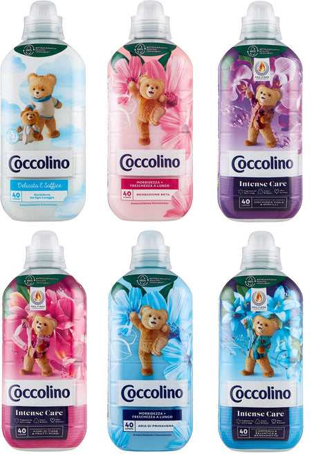 Testpake Coccolino Adoucissant Concentré D'air Printanier – 6 X 990 Ml + Italian Gourmet Polpa 400 G