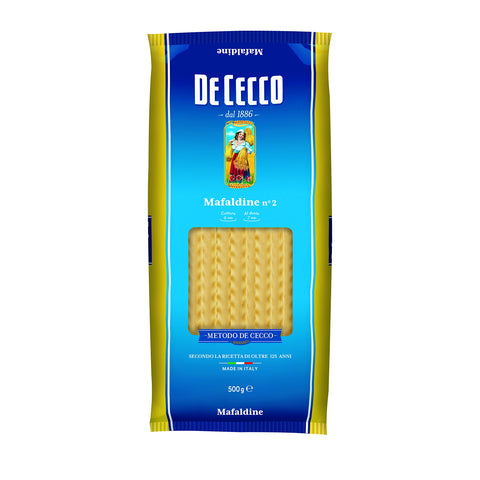 De Cecco - Mafaldine N 2, Pâte De Semelle De Grain Dur - 500 G - [Emballage De 12]