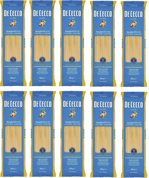 De Cecco Spaghetti No. 12 Pâte Italienne 500 G