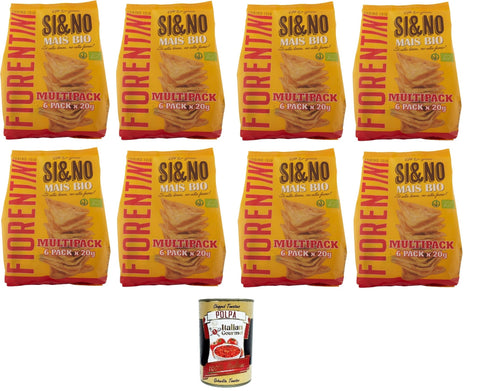 Fiorentini Si & No Mini Gallette Di Maïs Mini Gallette De Maïs 8 X 120 G + Italian Gourmet Polpa 400 G
