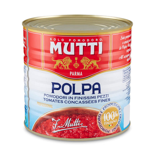 6 X Mutti Polpa Di Pomodoro Tomato Sauce 2,5 Kg. 100 % Italien