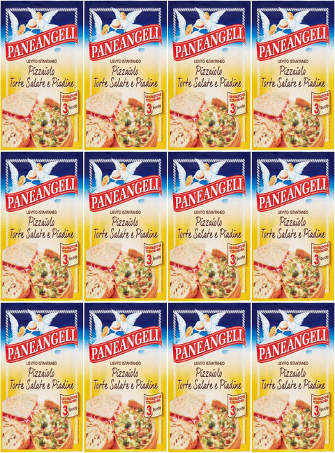 Paneangeli Lievito Pizzaiolo Lot De 12 Levures Instantanées 100 % Italiennes (3 X 15 G)