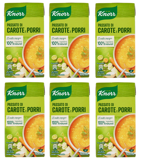 Lot De 6 X Knorr Passato Tradizionale Passé Traditionnel 500 Ml