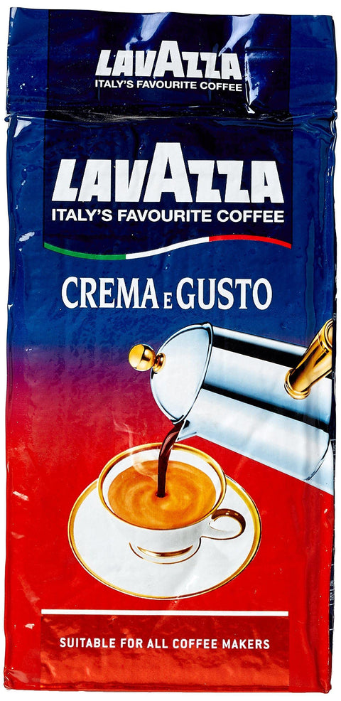 Lavazza Crema E Gusto, Café Moulu, Convient Pour Cafetière Moka, 250g