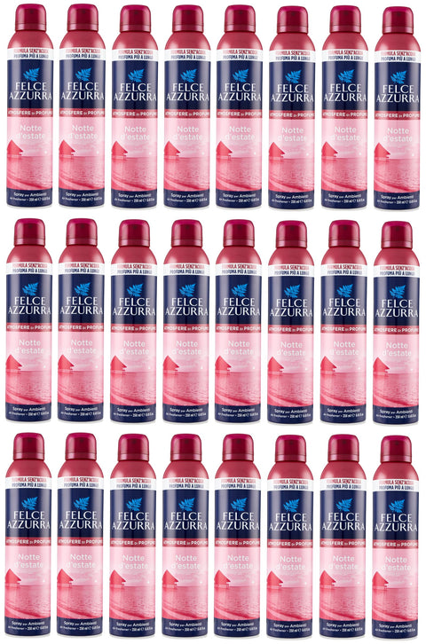 Felce Azzurra Notte D'estate Lot De 24 Déodorants D'ambiance En Spray 250 Ml