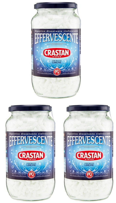 Crastan - Effervescente Limone (3 - 250 G Jars) By Crastan