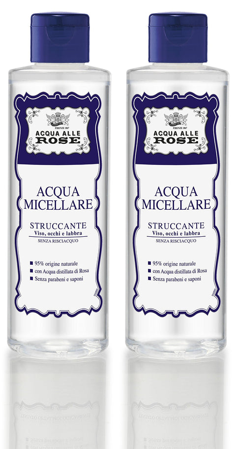 Roberts: Garrafa De Água Micelar"Acqua Alle Rose" (200 Ml) (Pacote Com 2) [Importação Italiana]