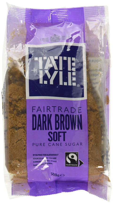 Tate & Lyle Sugars Sucre De Canne Sucre Doux Brun Foncé 500 G