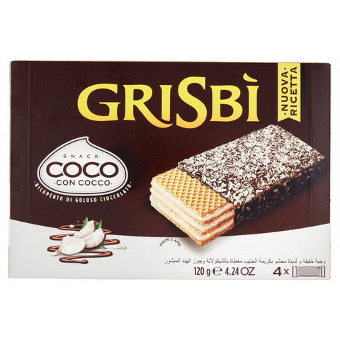 Vicenzi Grisbi Biscuit Biscuit Fourré Au Chocolat 120 G