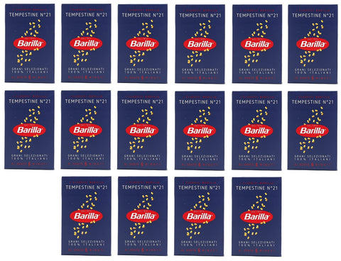 Lot De 16 Pâtes Barilla Tempestine N° 21 Italiennes 500 G