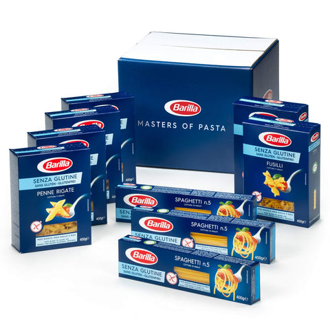 Barilla Mélange De 3 Types De Pâtes De Maïs/Riz Sans Gluten Assortiment De 9 Paquets X 400 G