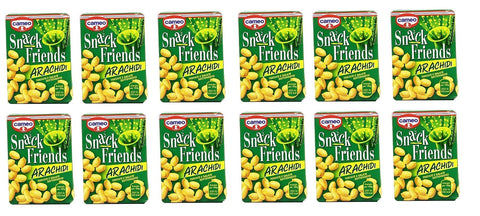Cameo Snack Friends Arachidi Tostate E Salate Lot De 12 Cacahuètes Grillées Et Salées 40 G
