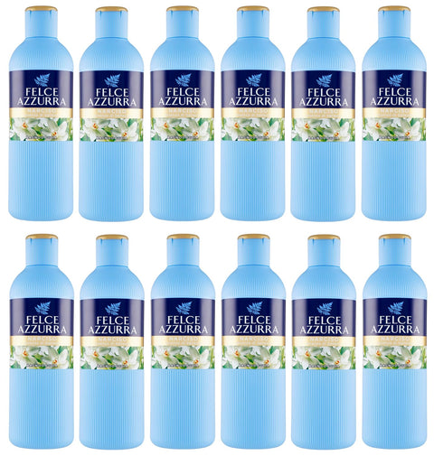 Paglieri Felce Azzurra Bagnodoccia Narciso Lot De 12 Flacons De Gel Douche À La Jonquille 650 Ml