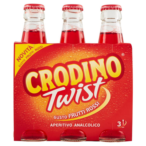 Crodino Twist Gusto Fruits Rouges 3 X 17,5 Cl