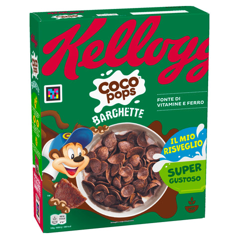Kellogg's Coco Pops | Barquettes Au Chocolat | Avec Blé Grillé Et Chocolat | Emballage Simple De 330g (1 X 330g)