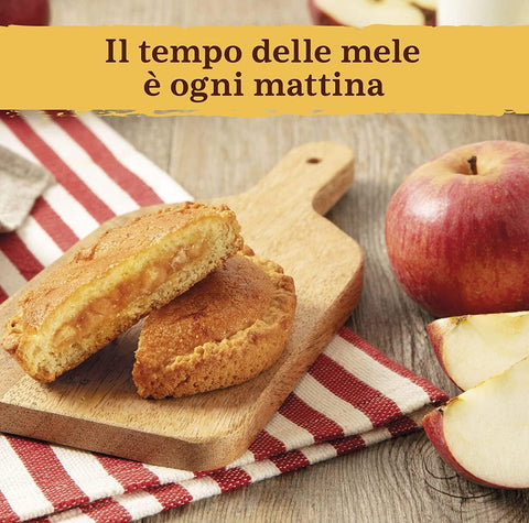 16x Mulino Bianco Tartelle Cuor Di Mela, Tortine Avec Mele 100 % Italienne, Pan Di Spagna E Pasta Frolla, Senza Olio Di Palma E Senza Additivi Conservanti, Confezione Avec 6 Tartelle