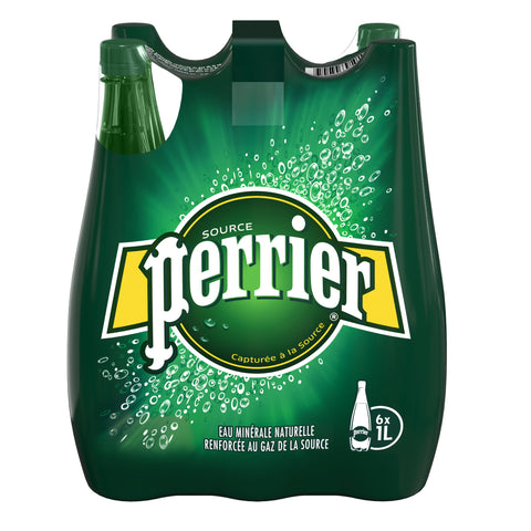 Perrier Set De 6 Bouteilles D'eau Pétillante Rafraichissant/Vif 1 L