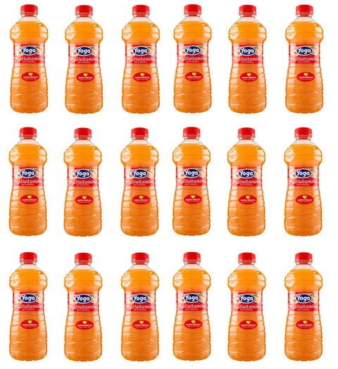 Yoga Succo Di Frutta Lot De 18 Bouteilles De Jus Multivitamines Pour Jus De Fruits 1 L