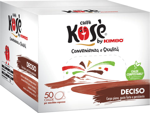 Kose Deciso Kimbo Lot De 150 Dosettes À Café 44 Mm