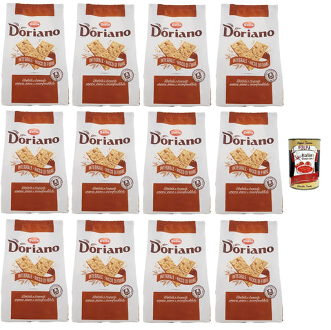 Doria Doriano Crackers Integrali Biscuits Salés 12 X 700 G + Italian Gourmet Polpa 400 G