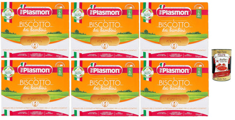 Plasmon Biscotti 6 X 720g + Italian Gourmet Polpa 400 G