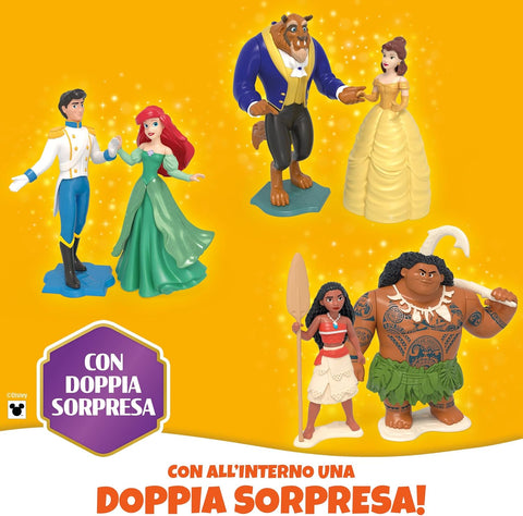 Kinder GranSorpresa Gigante Disney Princess Œuf de Pâques en chocolat au lait double surprise Princesse Disney, 320 g