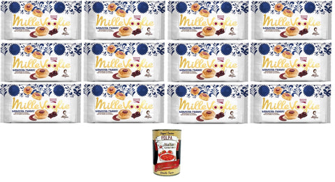 Matilde Vicenzi Millevoglie Fabbri Pâte Feuilletée Fabbri Avec Un Cœur De Cerises Noires 12 X 90 G + Italian Gourmet Polpa Di Pomodoro 400 G