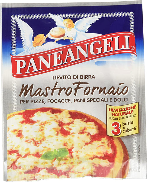 Paneangeli Mastro Fornaio Levure Pour Pizza 3 Enveloppes / 9 Paquets