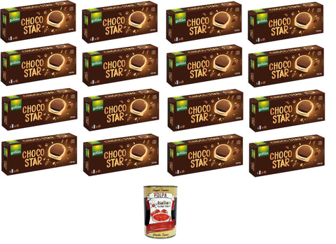 Gullon Choco Star Biscuits Garnis À La Crème Et Recouverts De Chocolat Au Lait 16 X 235,8 G + Italian Gourmet Polpa 400 G