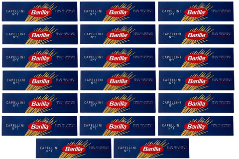 20x Barilla Pasta Capellini Spaghetti N°1 500g