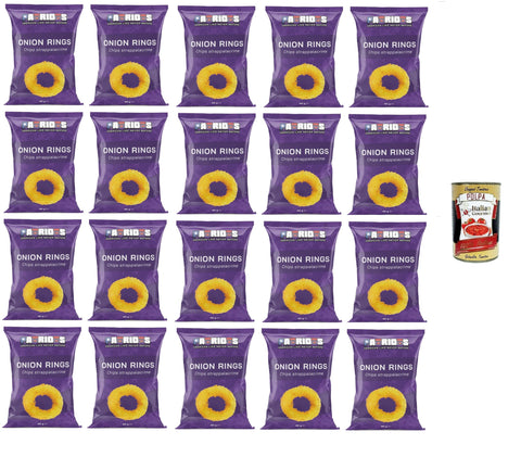 Patriots Onion Rings, Patatine Alla Cipolla Onion Rings, Chips D'oignon, 20 X 40 G + Polpa Italian Gourmet 400 G