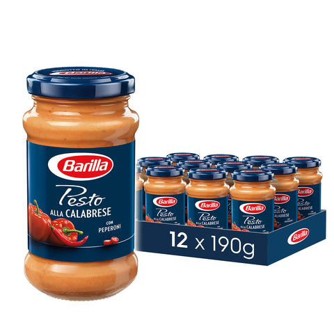 Barilla Pesto Alla Calabrese - Lot De 12 (12 X 190 G)