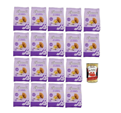 18x Bauli Extra Golosi Mini Cornetti Croissant Brioche Avec Custard 75 G + Italian Gourmet polpa 400