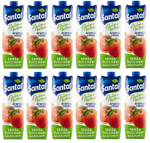 Parmalat Santal Succo Di Frutta Arancia Rossa Dolce Di Natura Zero Zuccheri Aggiunti Jus De Fruits Orange Sang Nul Additif De Sucre Boisson Rafraîchissante Tetrapack 1000 Ml