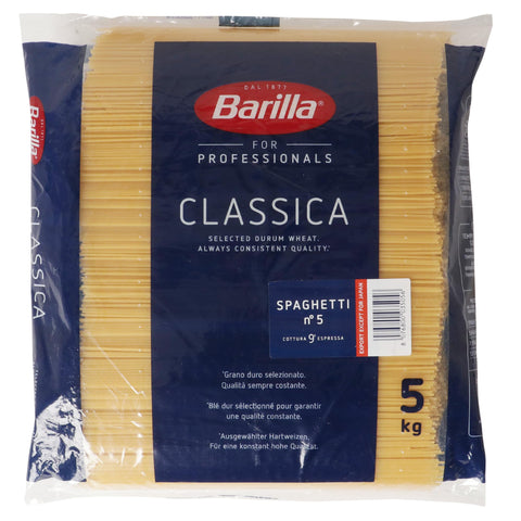 Barilla Pâtes Alimentaires 5 Kg Spaghetti N 5. 5kg