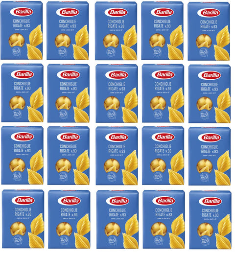 Barilla 20x Coquillages Rigate Italian Pâte No. 93. 500 G.