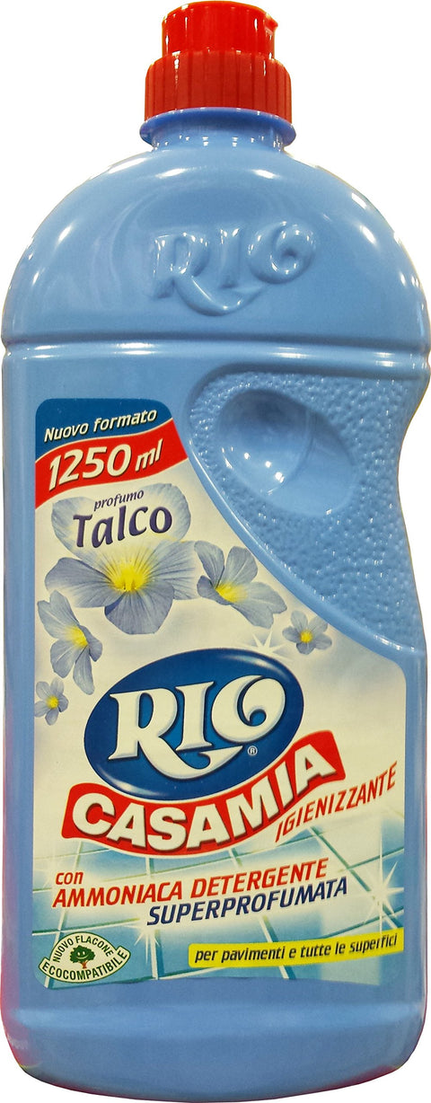 Rio Casa Mia Lot De 9 Nettoyants Sol & Toutes Les Surfaces, Parfum Talc, 1 250 Ml